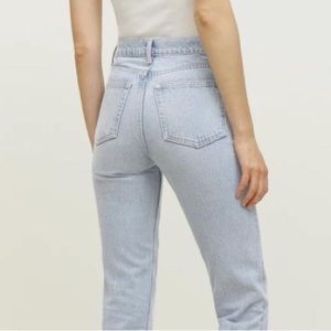 Reformation, Cynthia High Rise Straight Jeans, 28, color: Tahoe